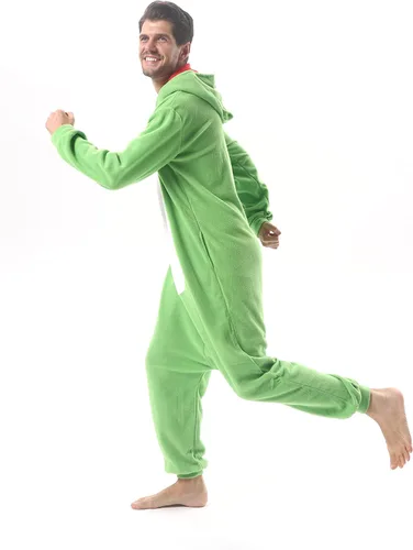 Vista 7 de SimZoo Pijama de animal para adultos, disfraz de cosplay de animales para hombres y mujeres, ropa de dormir unisex de una sola pieza