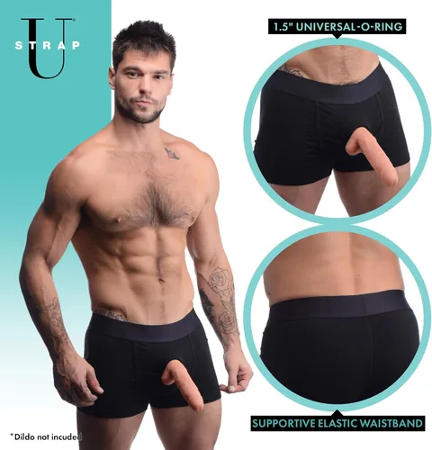 Vista 2 de Armor Boxer Arnés con junta tórica fabricado con mezcla de algodón transpirable para hombres y mujeres. Elástico de apoyo que se adapta a la mayoría