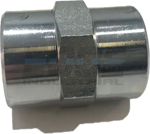 Vista 4 de Acoplador reductor de acero 1/2" FNPT x 3/8" FNPT hembra NPT HIDRUALIC/combustible/aire/agua/aceite/gas/WOG (cantidad 10)