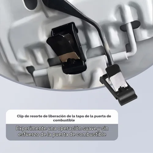 Vista 2 de Clip de resorte de liberación para cubierta de puerta de combustible de gas compatible con Toyota RAV4 Avalon Camry 2019-2022, 4Runner 2004-2009