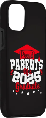 Vista 3 de iPhone 15 Parents of a 2025 Graduate Class Senior Graduation Grad 25 Case