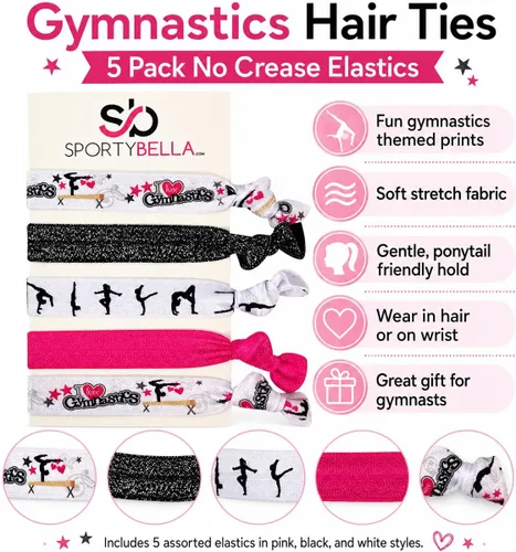 Vista 2 de SportyBella - Lazos para el cabello, accesorios para el cabello