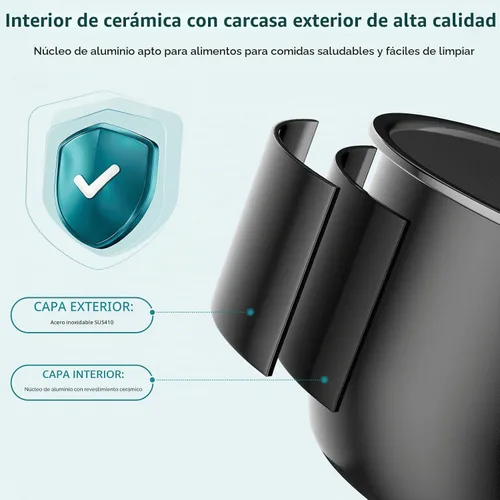 Vista 6 de OLIXIS Olla a presión eléctrica 10 en 1, olla múltiple de 3 cuartos de galón para arroz, guiso y vapor, pequeña olla programable de acero inoxidable