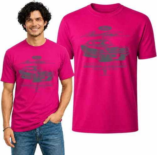 Vista 13 de Wild Bobby Ford Mustang Shirt Legendary Performance Est 1964 Men's T-Shirt Gris jaspeado/Mustang