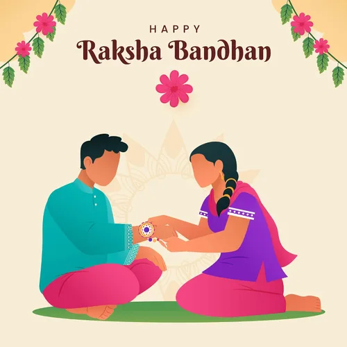 Vista 5 de Ganesha Brass Rakhi para hermano Rakshabandhan ThreadRaksha Bandhan Rakhi