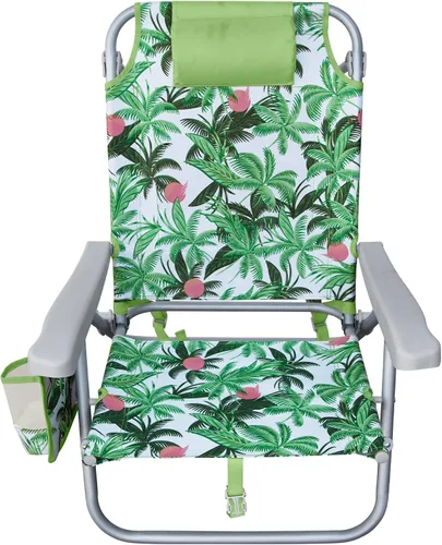 Vista 2 de Hurley - Silla de playa de lujo estilo mochila tamaño único blanco