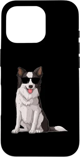 Vista 20 de Border Collie With Sunglasses Funny Border Collie Owner Dog Case for iPhone 16