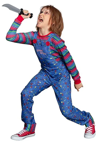 Vista 2 de Disfraz de Chucky para Niñas Multicolor
