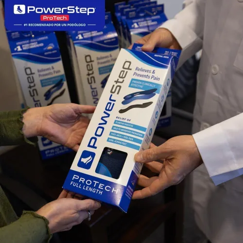 Vista 5 de PowerStep ProTech - Plantillas ortopédicas de longitud completa, insertos de soporte de arco de grado médico para alivio de la fascitis plantar