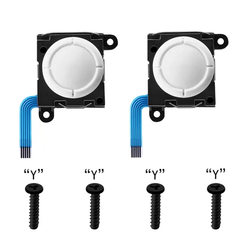 Vista 4 de Melelife Original Replacement Joystick for Nintendo Switch Joycon and Switch Lite Repair Tool Kit