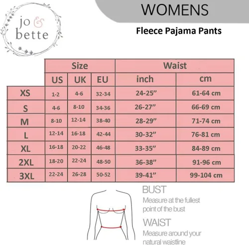 Vista 6 de Jo & Bette Pantalones de pijama de forro polar para mujer, pantalones de pijama de franela peludos, pijamas de felpa para mujer, pijamas
