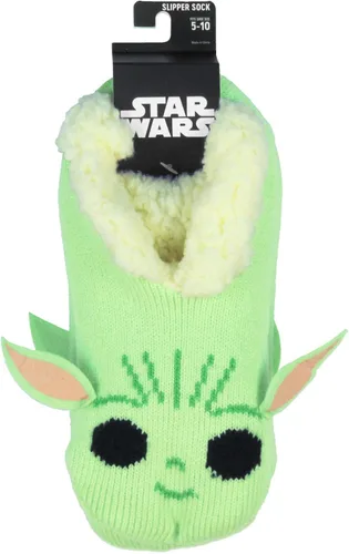 Vista 4 de Star Wars The Mandalorian Baby Yoda - Calcetines con forro Sherpa para mujer