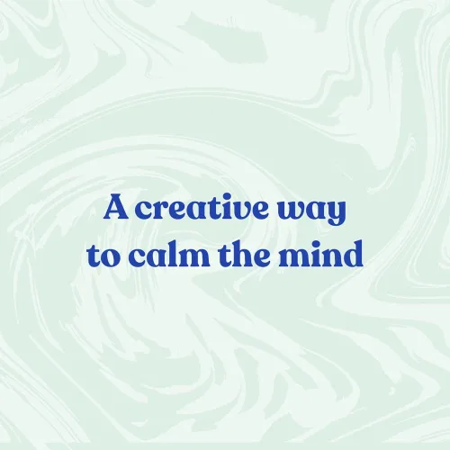 Vista 3 de Mindful Crafts: Kit de marmoleado meditativo
