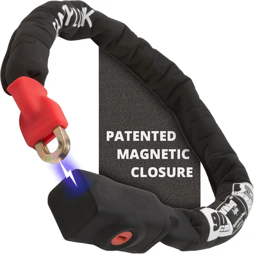 Vista 11 de Seatylock Viking - Cerradura de cadena para bicicleta con llave, magnética, patentada, clasificada segura, segura, antirrobo, cerradura inteligente