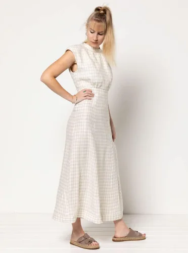 Vista 6 de Patrón de costura estilo arco - Vestido tejido Trinnie (tallas 10-22)