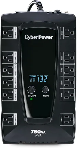 Vista 12 de UPS con visor LCD CyberPower AVRG900LCD 900 VA 750VA Negro