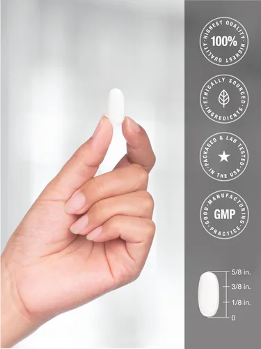 Vista 7 de Doctor's Way Suplemento de magnesio de 500 mg 100 cápsulas recubiertas Óxido de magnesio Vegetariano, sin OMG, sin gluten
