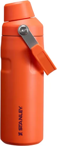 Vista 69 de STANLEY IceFlow Botella de agua de flujo rápido de 24 onzas Tapa con boquilla inclinada Ligera y a prueba de fugas para viajes y deportes Polar