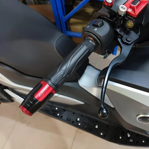 Vista 2 de Tapón de manillar para Kawasaki Z300 para VERSYS 300X 250X X250 X300 1000 650 motocicleta CNC Accesorios 7/8 pulgadas 0.866 in Agarres de manillar