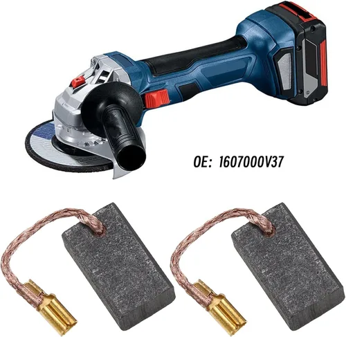 Vista 3 de SING F LTD 2 pares de cepillos de carbono compatibles con Bosch GWS 17-125 CIE accesorios de herramientas eléctricas con función de parada