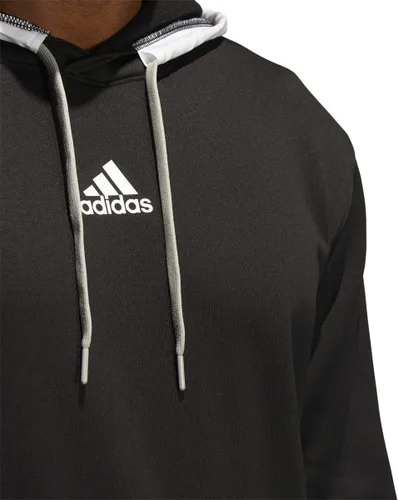 Vista 4 de adidas Team Issue - Sudadera con capucha para hombre, talla M