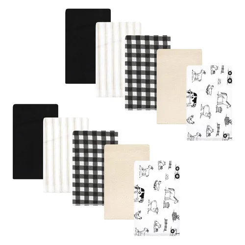 Vista 138 de Hudson Baby - Paños unisex de franela de algodón para bebé, avión, talla única