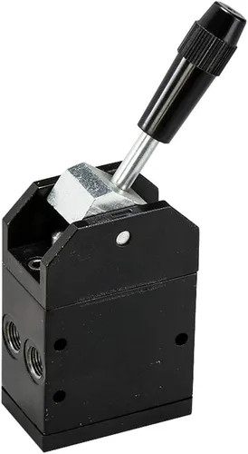 Vista 2 de Fulgem Productos Neumática mecánica Toggle Style Válvulas de aire para válvulas accionadas, sin retención, interruptor manual, 1/8" (F) Puerto NPT