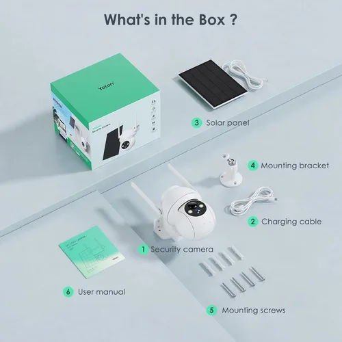 Vista 3 de YOTON Kit de seguridad para interiores y exteriores