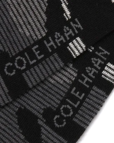 Vista 5 de Cole Haan Calcetines de cuello redondo con estampado de vestido para hombre (paquete de 3)