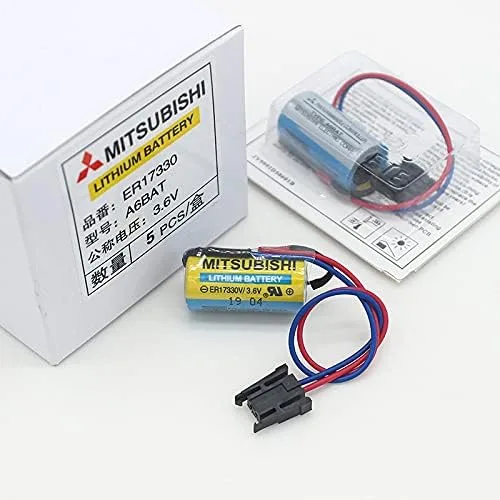Vista 4 de SHENYANG 10PCS A6BAT ER17330V PLC Tamaño de batería 2/3A 3.6V Li-ion Batería US