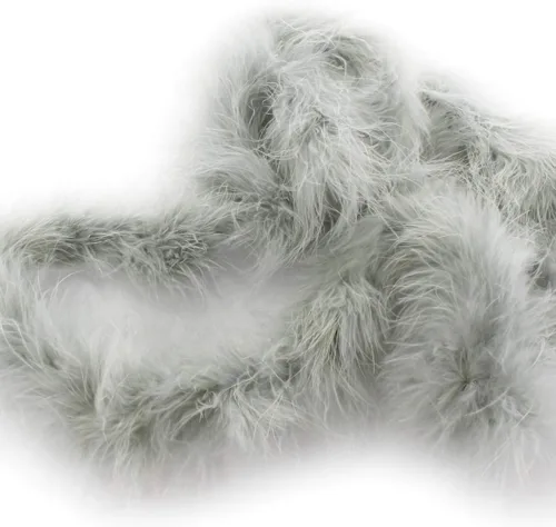 Vista 9 de HairBow Center LLC Boa de plumas de marabú flaco - 2 yardas - Negro