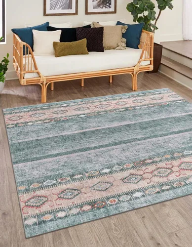 Vista 10 de Unique Loom Timeless Collection - Alfombra rectangular (2' x 3' 1", rectangular, gris/marfil)