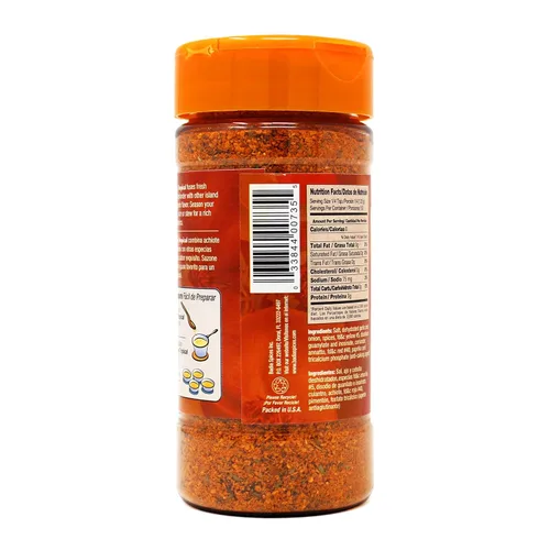 Vista 4 de Badia Sazon Tropical con cilantro y anatto, 6.75 onzas (paquete de 6) - Sin MSG, auténticos sabores latinos y caribeños