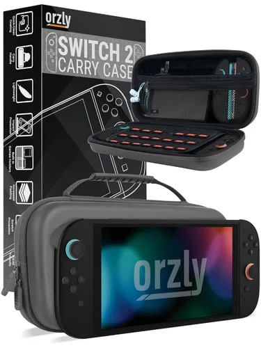 Vista 10 de Orzly Carry Case for Nintendo Switch Lite - Portable Travel Carry Case with storage for Switch Lite Games & Accessories [Solid Black]