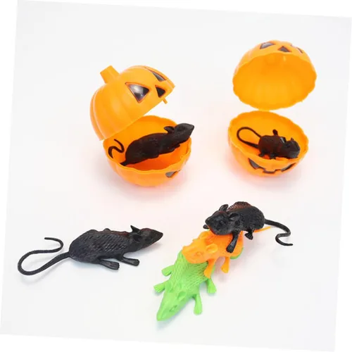 Vista 4 de SUPVOX 18pcs Realistic Mouse Decorations for Halloween Party Lifelike Soft Mice Props for Pranks and Spooky Home Decor