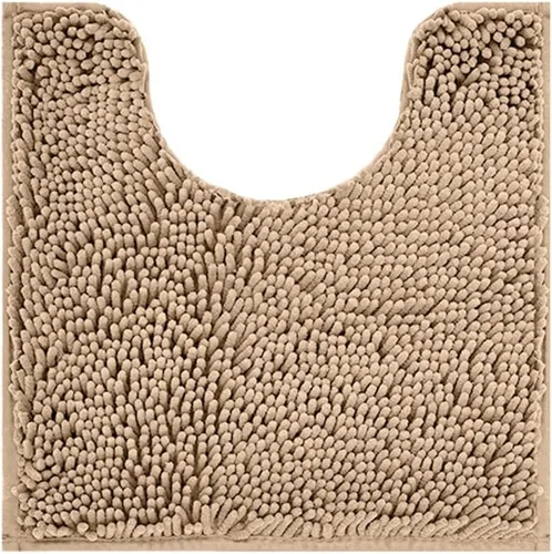 Vista 44 de Reyox Tapete de baño de felpilla, tapetes para inodoro en forma de U, tapete de baño de felpa suave, absorbente y peludo, tapete de contorno