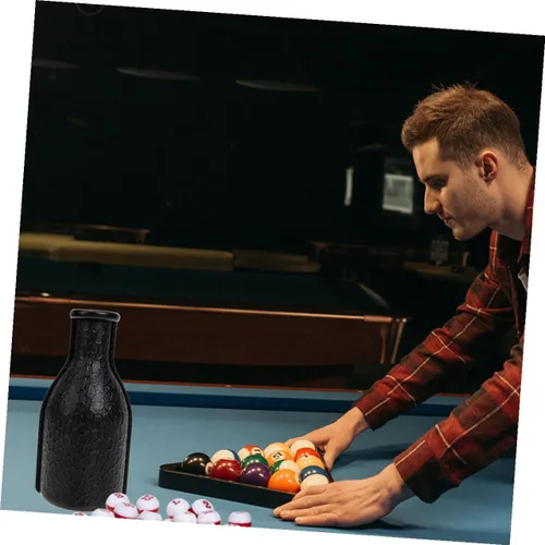 Vista 3 de Toddmomy Billiards Color Cup Set - 2 Plastic Dice Shaker Bottles for Pool Table Number Game Ideal for Game Rooms & Home Bars