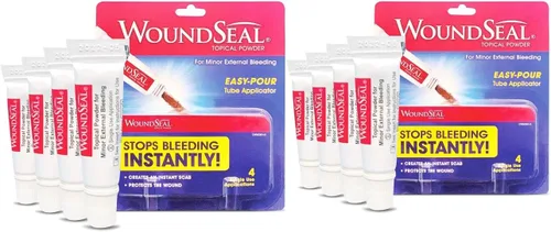 Vista 8 de Polvo para heridas Woundseal 4 EA., paquete de de 1, Blanco, 4
