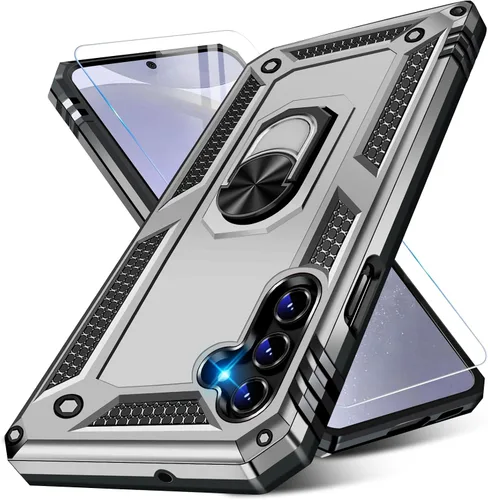 Vista 11 de Funda para Samsung Galaxy S21 5G resistente con protector de pantalla integrado, armadura dura, funda anticaída militar para Samsung S21 5G 6.2 2021