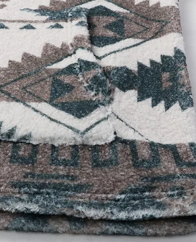 Vista 5 de chouyatou Sudadera con capucha para hombre con estampado azteca tribal con cremallera de 14
