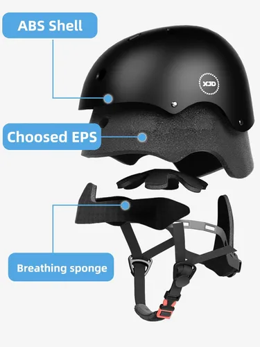Vista 4 de XJD Casco de bicicleta para bebé/bebé de 2 a 8 años de edad, casco de patineta ajustable para niños y niñas