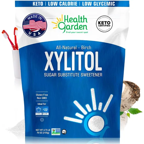 Vista 12 de Health Garden Birch Xylitol Sweetener - Xylitol Sugar Substitute - 2.5 lb