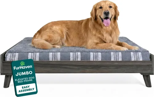 Vista 14 de Furhaven Pet – Sofá de felpa ortopédica para perro, cama con forma de L, tumbona ergonómica con contorno de cuna, cama para perros y gatos, varios