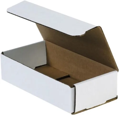 Vista 16 de Secure Seal Cajas de envío – Sobres de cartón corrugado plegable blanco de 4 x 3 x 2 pulgadas – Embalaje de cartón corrugado plegable blanco