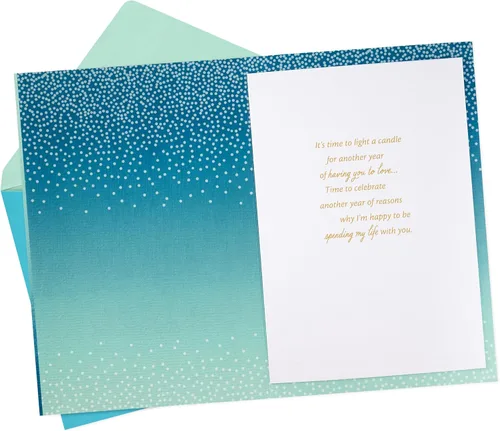 Vista 2 de Tarjeta de cumpleaños Hallmark para esposo, esposa, novio, novia (Mi amor)