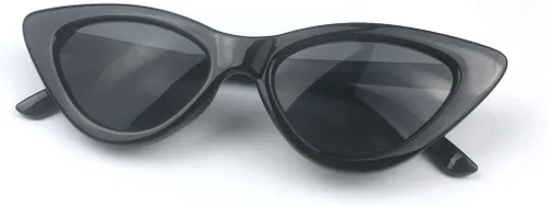 Vista 5 de YooThink Gafas de sol de ojo de gato para mujer, gafas de sol vintage con marco de plástico