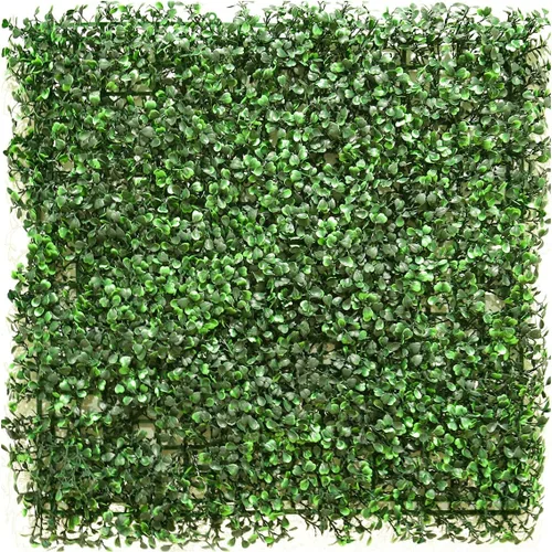 Vista 27 de E&K Panel de valla de plantas artificiales de 20 x 20 pulgadas, hojas sintéticas, césped, panel de privacidad para interiores y exteriores