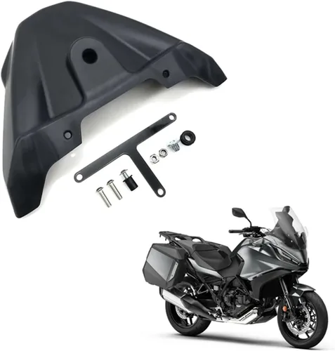 Vista 2 de Compatible with NT1100 NT 1100 2022 2023 Motorcycle Mudguard Front Beak Fairing Extension Wheel Extender Fender Black