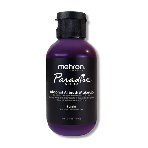 Vista 11 de Mehron Makeup Paradise Air FX - Pintura para aerógrafo a base de alcohol