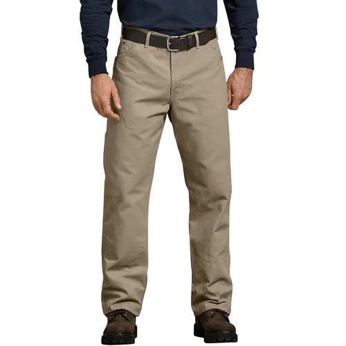 Vista 39 de Dickies Jeans de carpintero para hombre, ajuste relajado, pierna recta, Negro, 30 x 30